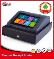 Bimi Android Registro de caja electrónica con impresora térmica de 58 mm y capacidad de disco duro de 8G