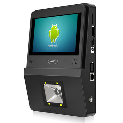 Verificador de autoservicio Android OS de 5 pulgadas con escáner de códigos de barras 2D /Retail ROHS certificado