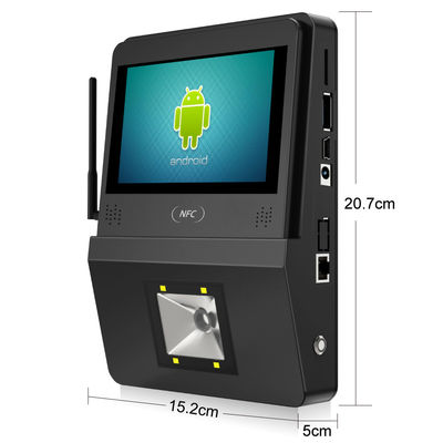 Verificador de autoservicio Android OS de 5 pulgadas con escáner de códigos de barras 2D /Retail ROHS certificado