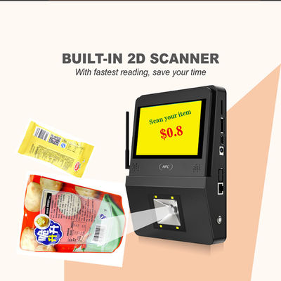 Supermercado 5 pulgadas Android Verificación Terminal Indicador de pantalla táctil Verificador hecha