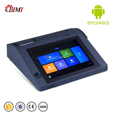 Capacidad de disco duro 8G Bimi Registro de caja electrónica todo en un punto de venta con sistema Android