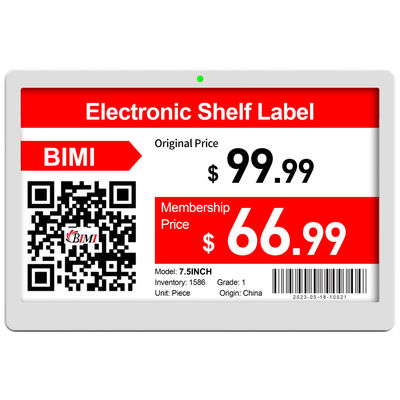 Supermercado Estante electrónico Etiqueta Eink de tres colores E-paper Display SDK gratuito incluido