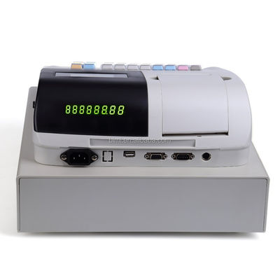 Impresora de recibos térmicos mini con pantalla LCD de 128 mm * 64 mm para supermercados y restaurantes