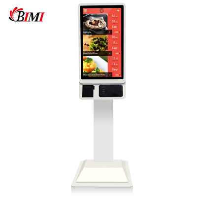 Display e pantalla táctil Innolux en el quiosco de pago de autoservicio para pedidos de comida rápida