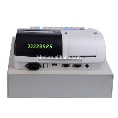 Bimi Mini registrador de caja electrónica portátil y fácil de usar con cajón de billetes