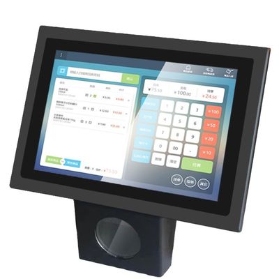 10.1 pulgadas de pantalla táctil POS Android/Windows Checker Gris/Negro 10 puntos