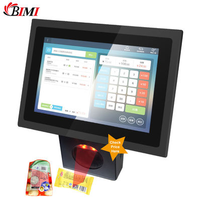 10.1 pulgadas de pantalla táctil POS Android/Windows Checker Gris/Negro 10 puntos