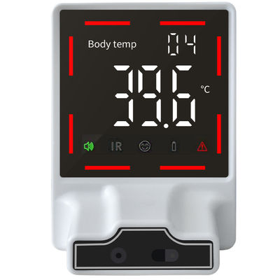 Termómetro del cuerpo humano montado en la pared con unidad de temperatura °C/°F y tiempo de medición ≤ 2 s