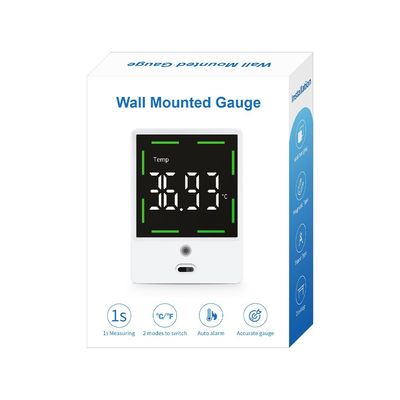 Termómetro digital sin contacto con pantalla LCD y alarma de fiebre