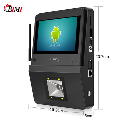 Sistema de comprobación de supermercados con pantalla táctil Android de 5 pulgadas y escáner 1D/2D incorporado