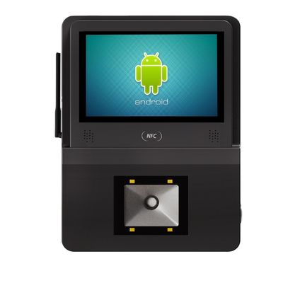 Terminal de información de tiendas de supermercados con Android POS y escáner de códigos de barras incorporado