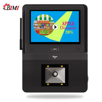 Terminal de información de tiendas de supermercados con Android POS y escáner de códigos de barras incorporado