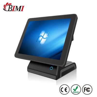 VFD Customer Display Terminal POS de 15 pulgadas con impresora de 80 mm y PC todo en uno i5