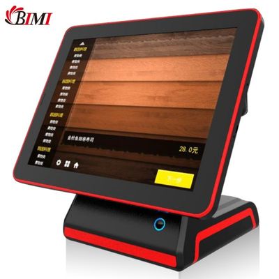15 pulgadas POS para restaurantes Tiendas de ropa Tiendas de libros Blanco/Negro J1800/J1900/I5 CPU