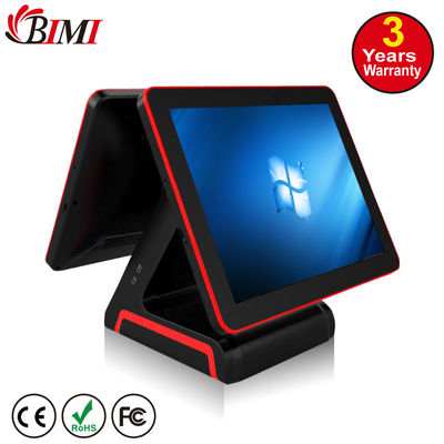 Máquina POS de 15 pulgadas para carnicería Tiendas de comestibles y belleza SSD 32GB / 64GB / 128GB / 256GB