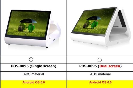 Sistemas POS de Windows/Android de 12 pulgadas con pantalla LED8 y capacidad SSD de 32 GB a 256 GB